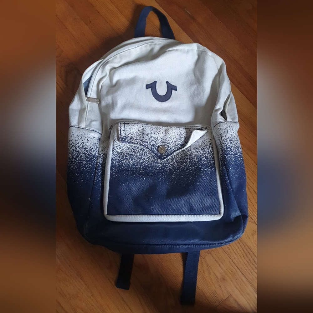 True Religion BackpackStyle: paint splatter Flaws: read description